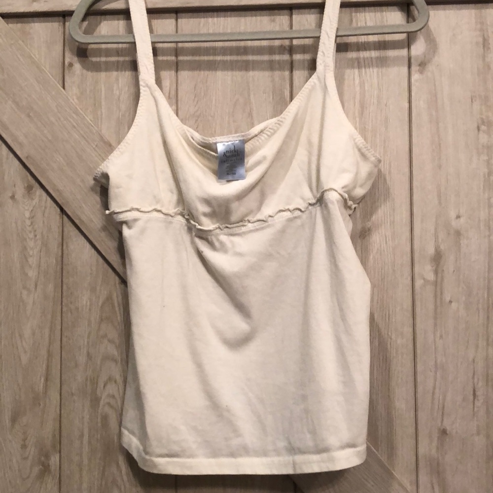 Cream colored tank